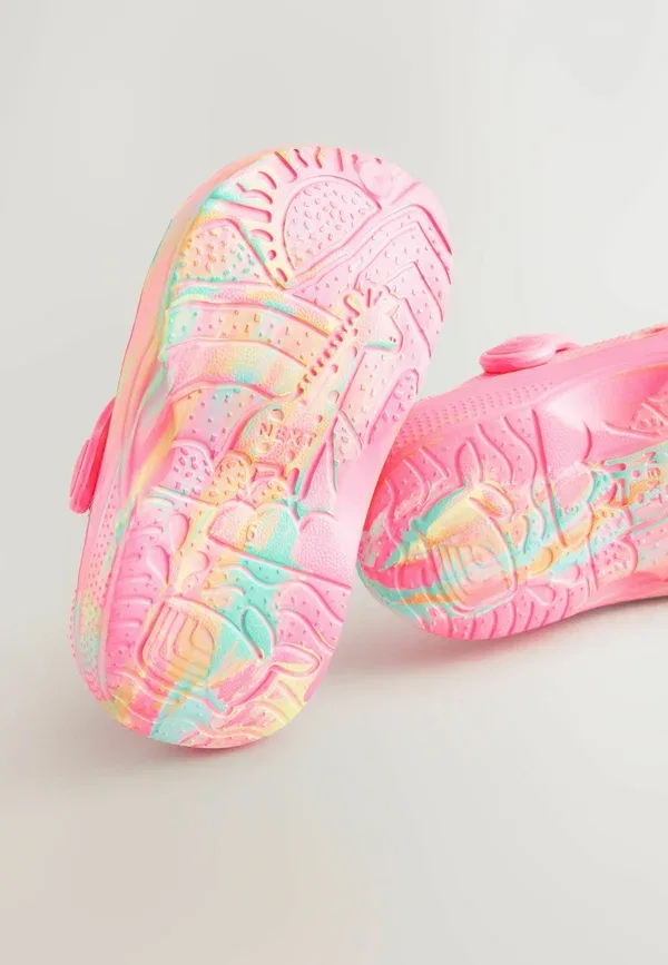 Босоножки с принтом Standard fit Next, Bright Pink Marble, розовый — фото 3