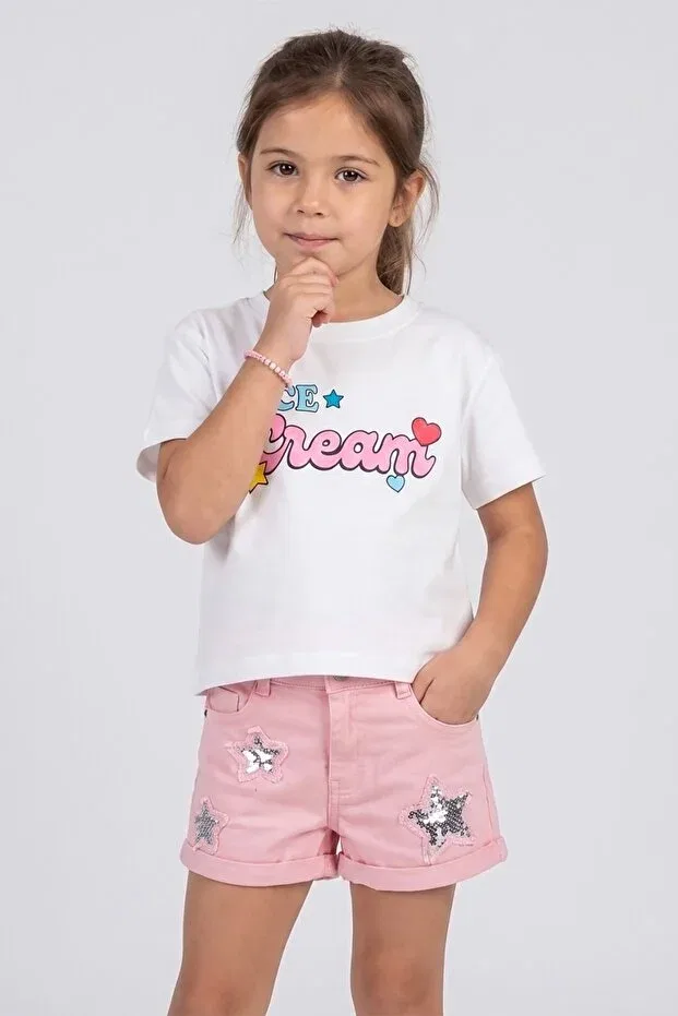 Детские шорты для девочек джинсовые Basics Dmb Boys & Girls, Pink
