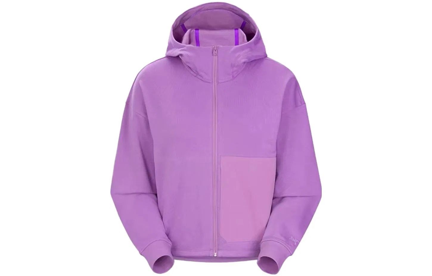 Женский свитшот с принтом Arcteryx MOMENTA, Crystal Purple/Mesmer