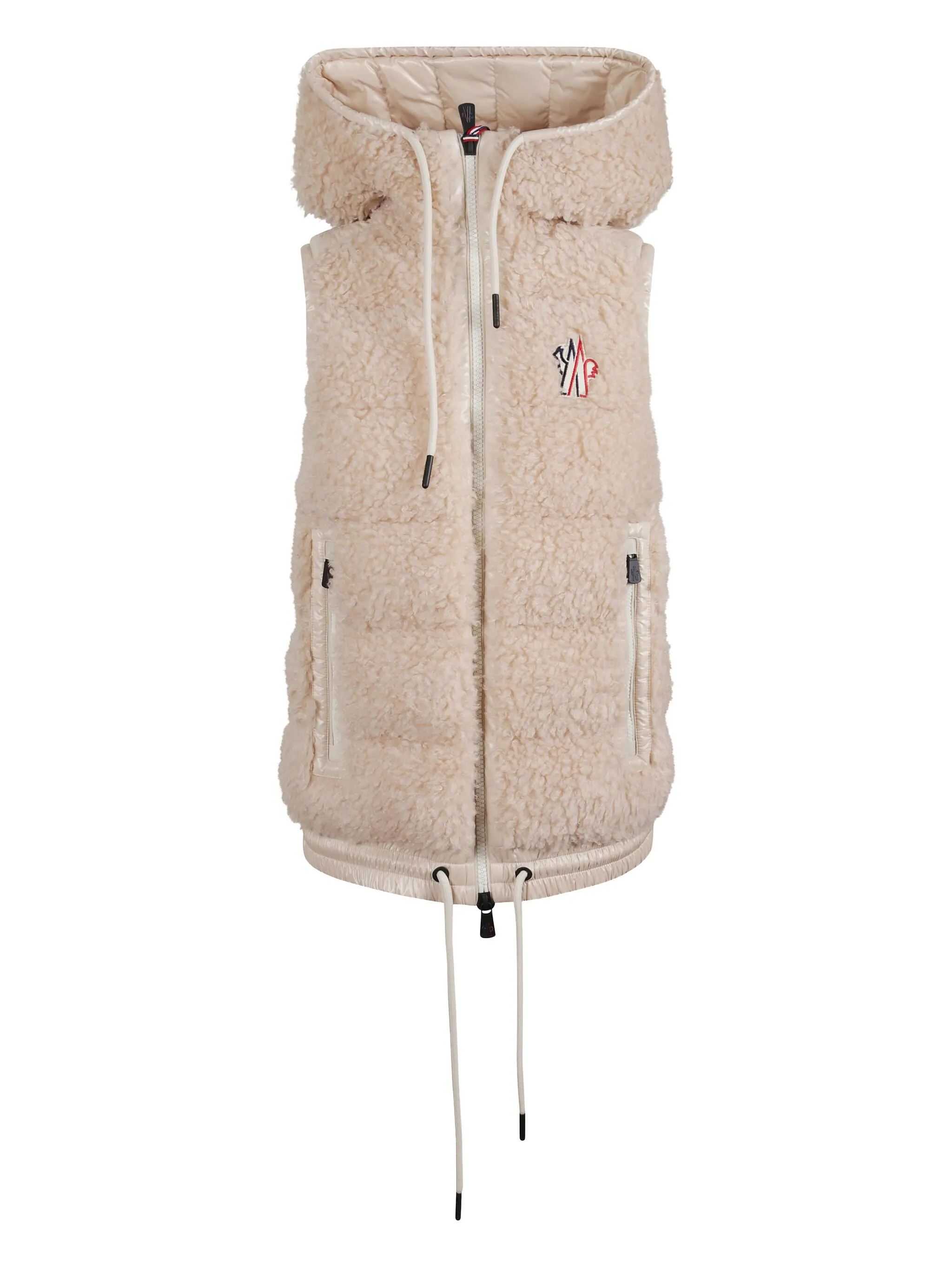 

Фактурная куртка с капюшоном Moncler Grenoble, нейтральный