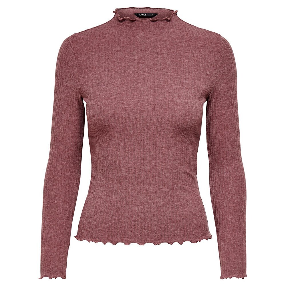 

Футболка с длинным рукавом Only Emma High Neck, розовый