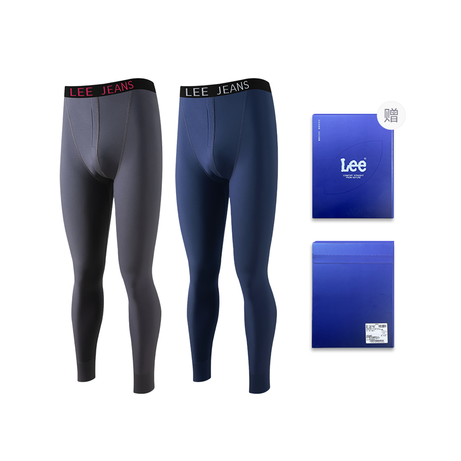 

Брюки Sunset 4.0 Thermal, мужские, упаковка 2 шт Lee, Night Shadow синий+Carbon серый(Box 2 Pack)