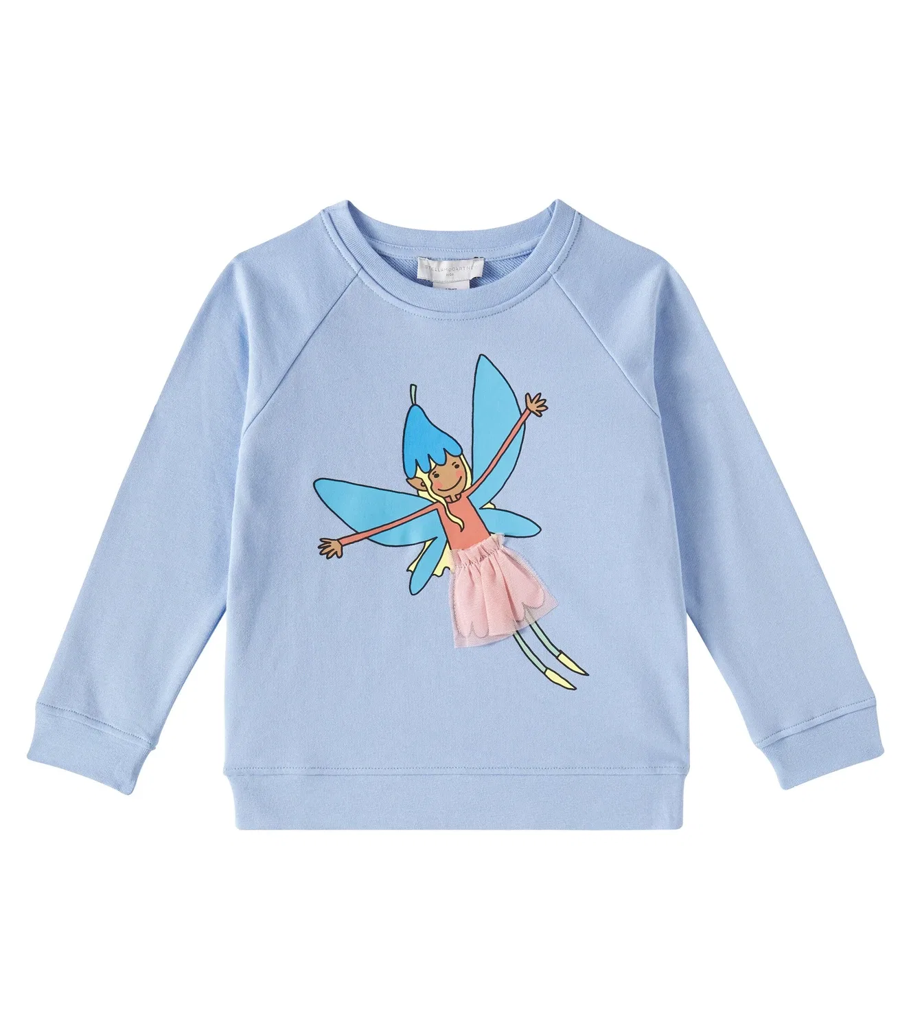Свитшот хлопковый Stella Mccartney Kids, синий