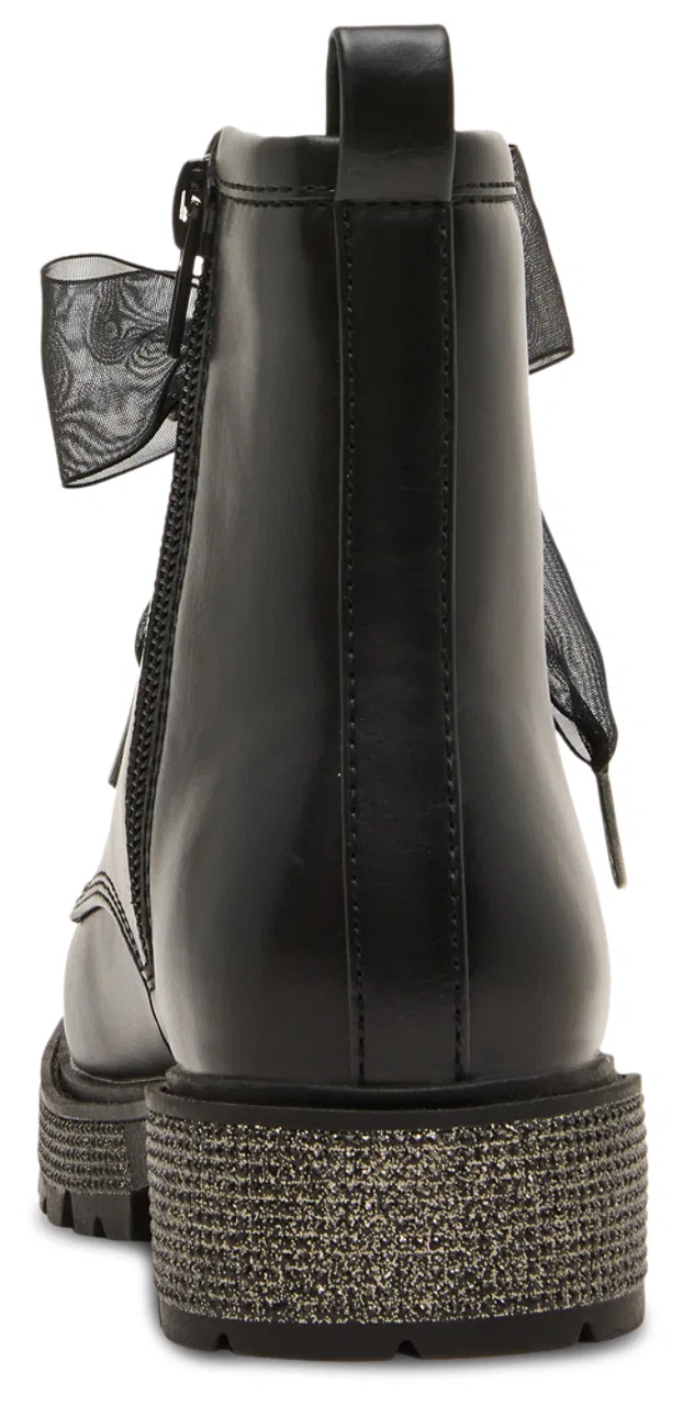 Детские ботинки для девочек с принтом JLUXELLE Steve Madden, Black — фото 3