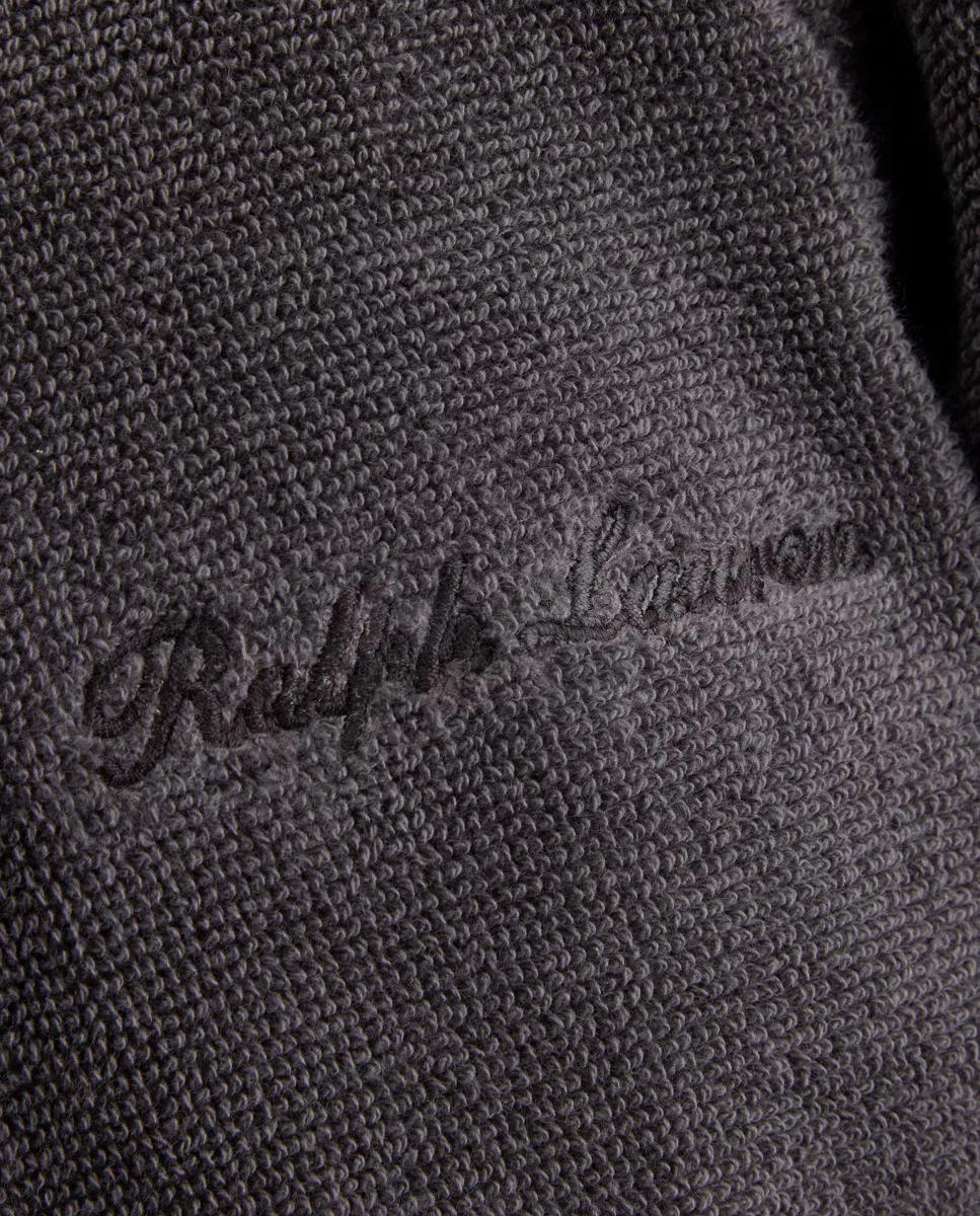 Халат из хлопка, 430 Gr/m2 Dulaney, Ralph Lauren Home, графитовый — фото 3