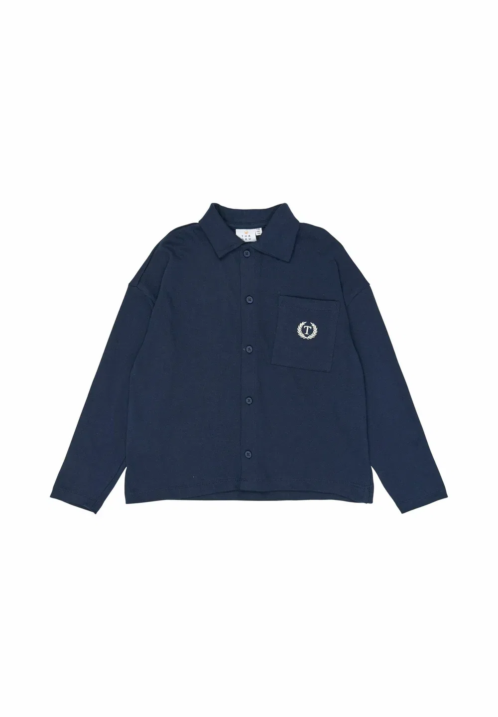 Tnvictor os l_s cardigan - cardigan The New, Navy Blazer — фото 3