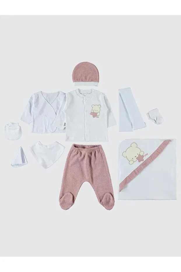 Детский комплект боди с длинным рукавом Civil Baby, Salmon
