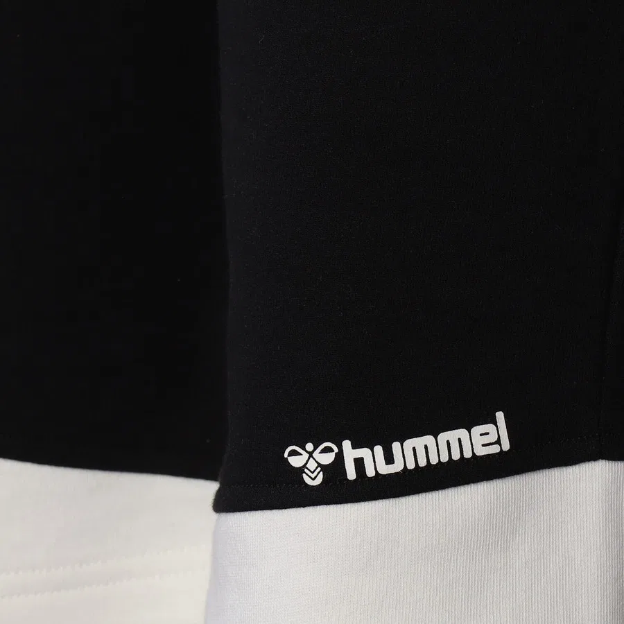 Детские спортивные шорты с принтом Regular Fit Hummel, Черный — фото 4