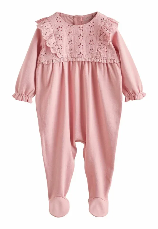 Комплект боди для сна 3 шт хлопок Regular fit Next Pink, розовый — фото 2