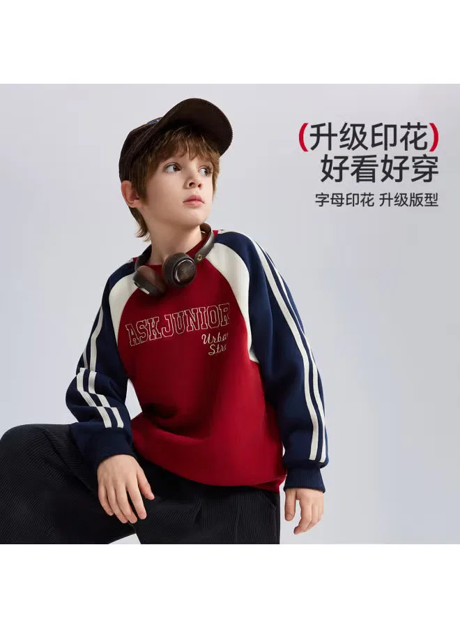 Свитшот с вышивкой, модель Integrated Fleece, Ask Junior — фото 4