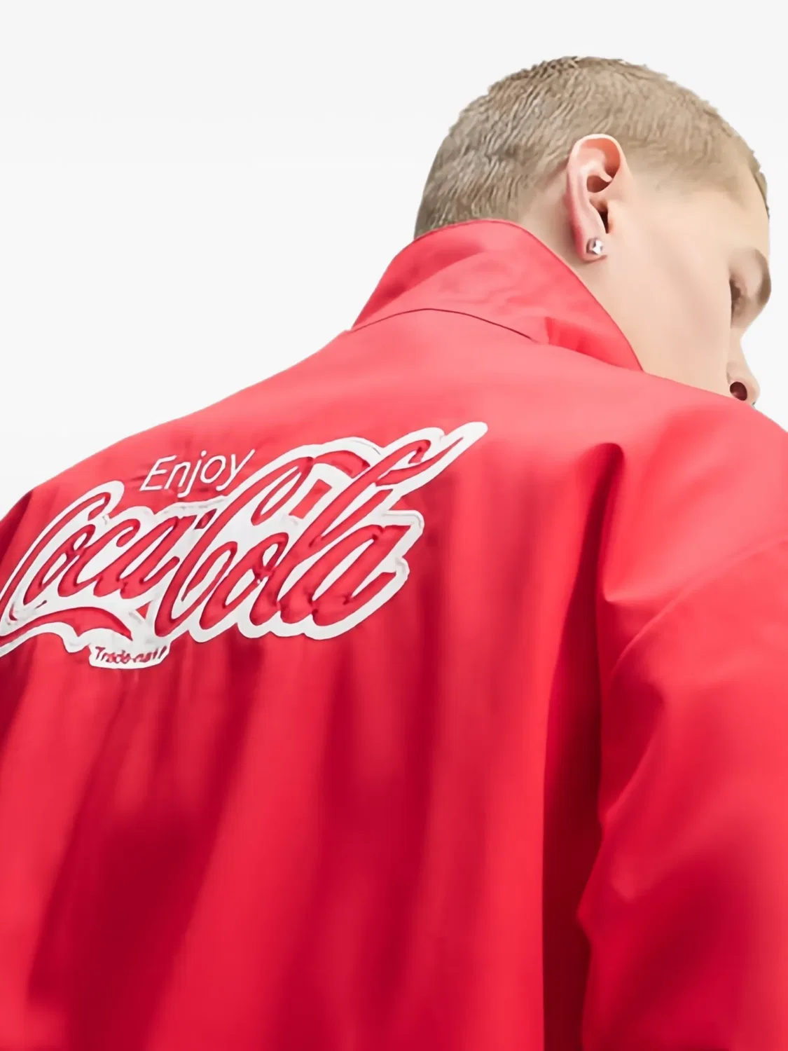 Толстовка Firebird с логотипом из коллаборации с Coca-Cola Adidas, красный — фото 2