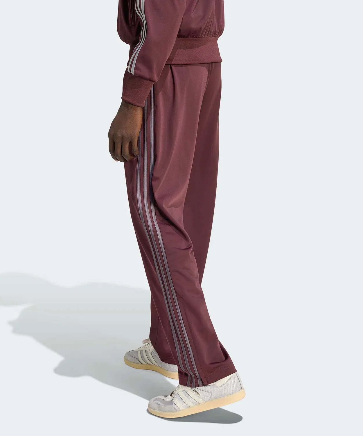 Мужские спортивные брюки с регулируемым поясом Firebird Track Pants Adidas, Red — фото 4