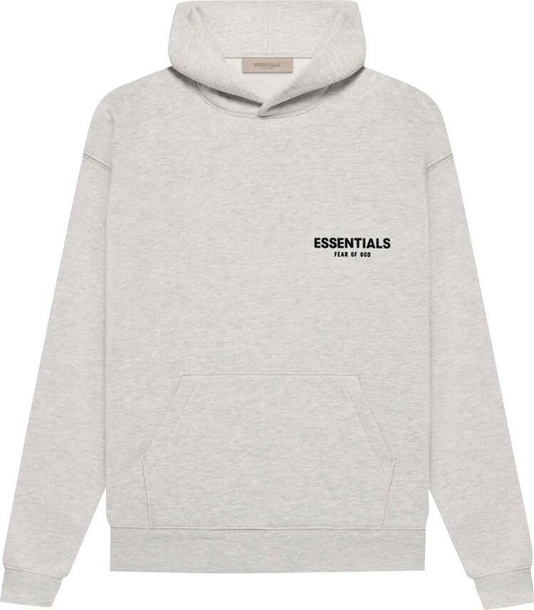Худи Fear of God Essentials Hoodie 'Light Oatmeal', серый — фото 2