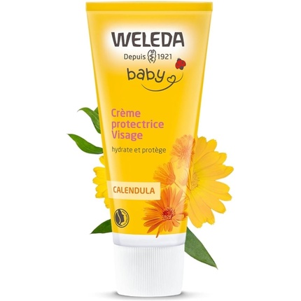

Детский защитный крем для лица с календулой 50 мл Weleda
