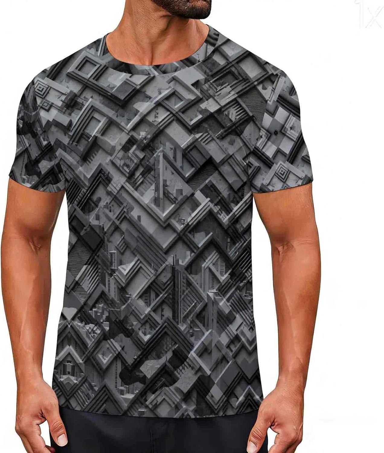 Мужская футболка с камуфляжным принтом camo t-shirt, Camouflage