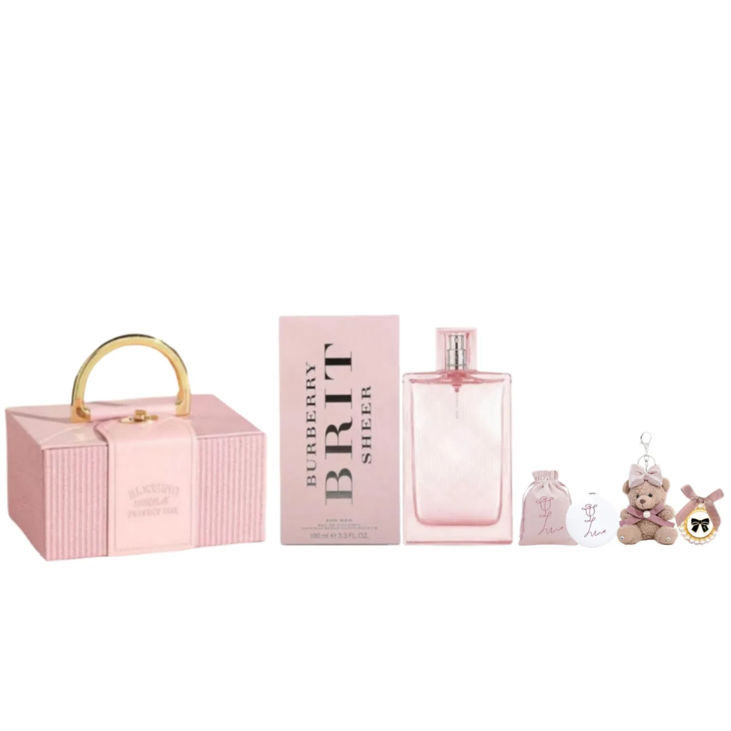 Женский набор парфюмерии с коллекцией Pink Love Song, Burberry, 100 мл, Цвет: Розовый