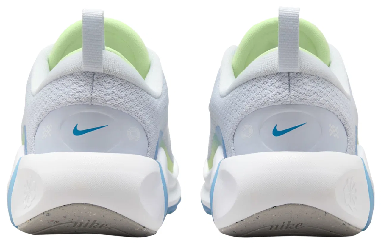 Беговые кроссовки для мальчиков Nike Kidfinity, цвет Football Grey/White/Barely Volt — фото 3