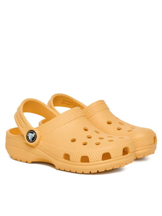 Шлепанцы Toddler Classic Clog Crocs, оранжевый — фото 2