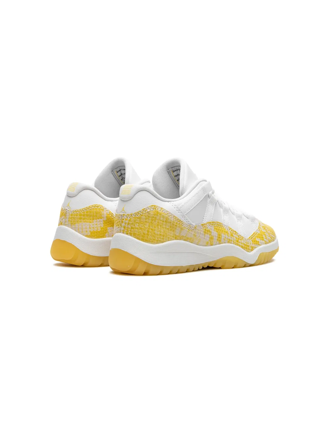 Кроссовки Air Jordan 11 Low Yellow Snakeskin — фото 3