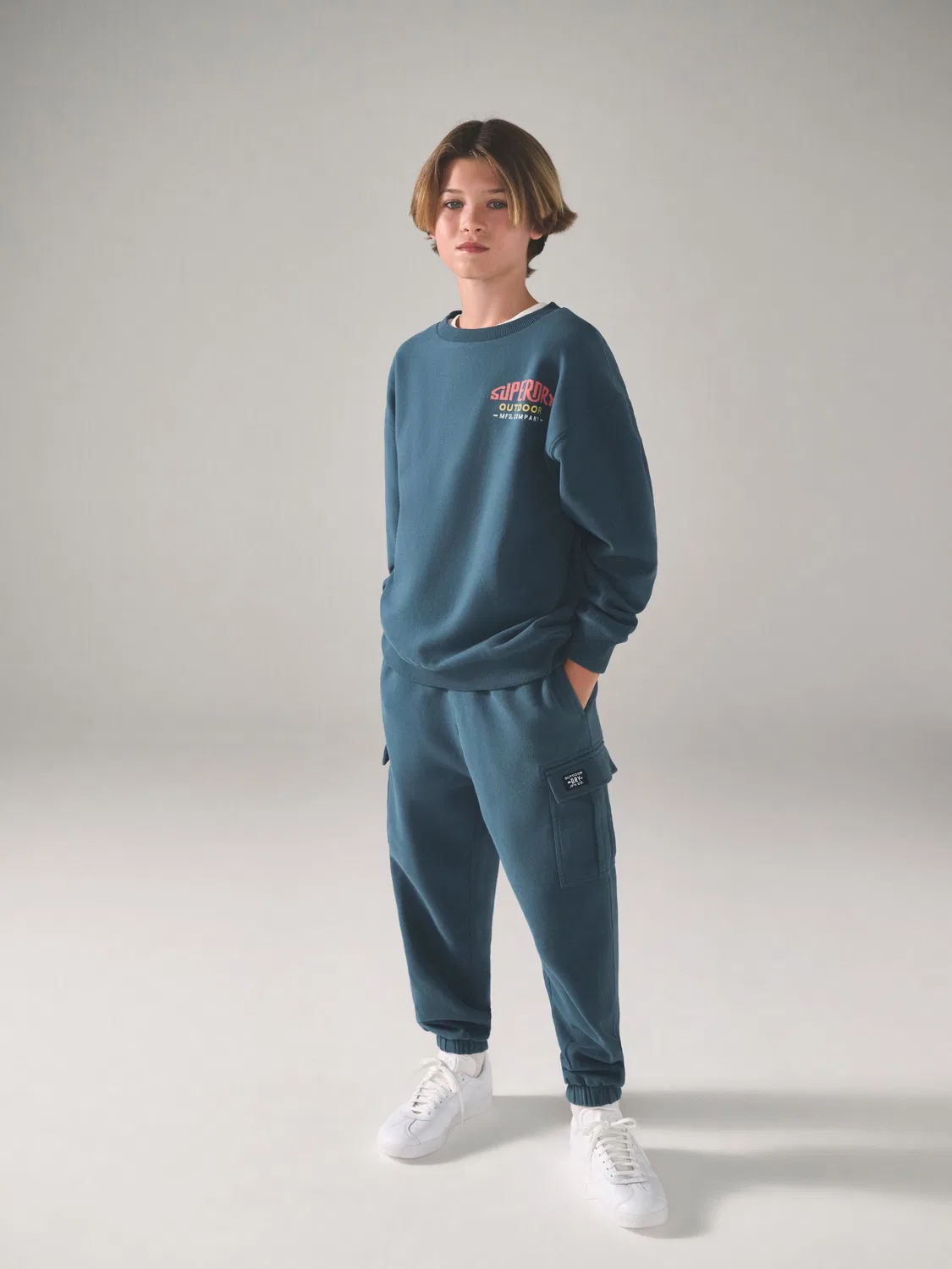 Спортивный костюм Superdry Blue Red, сине-красный