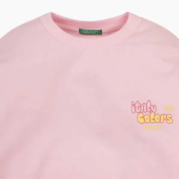 Свитшот с графическим принтом, Benettonkids, разноцветный — фото 4