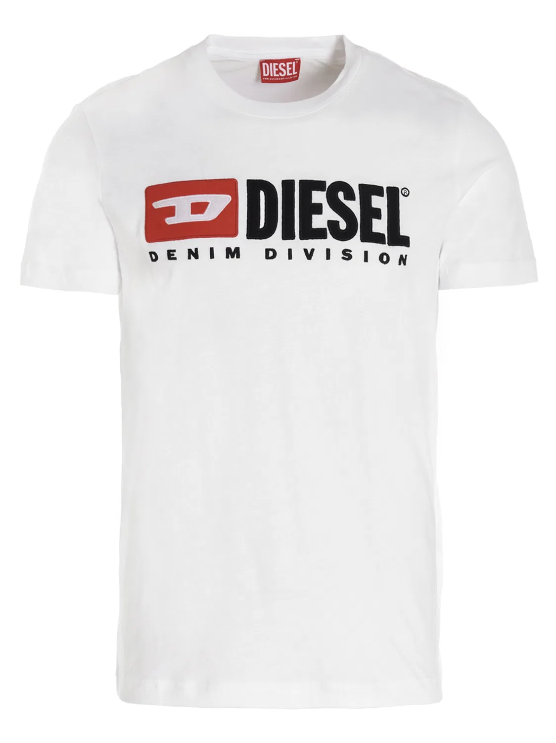 Мужская футболка с вышивкой и логотипом T-Boxt-Div Diesel, White
