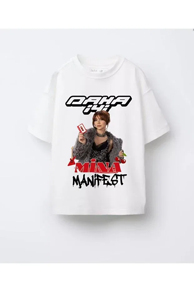 Детская футболка для девочек хлопковая Manifest mina girl's t-shirt Seabubbles, White — фото 2