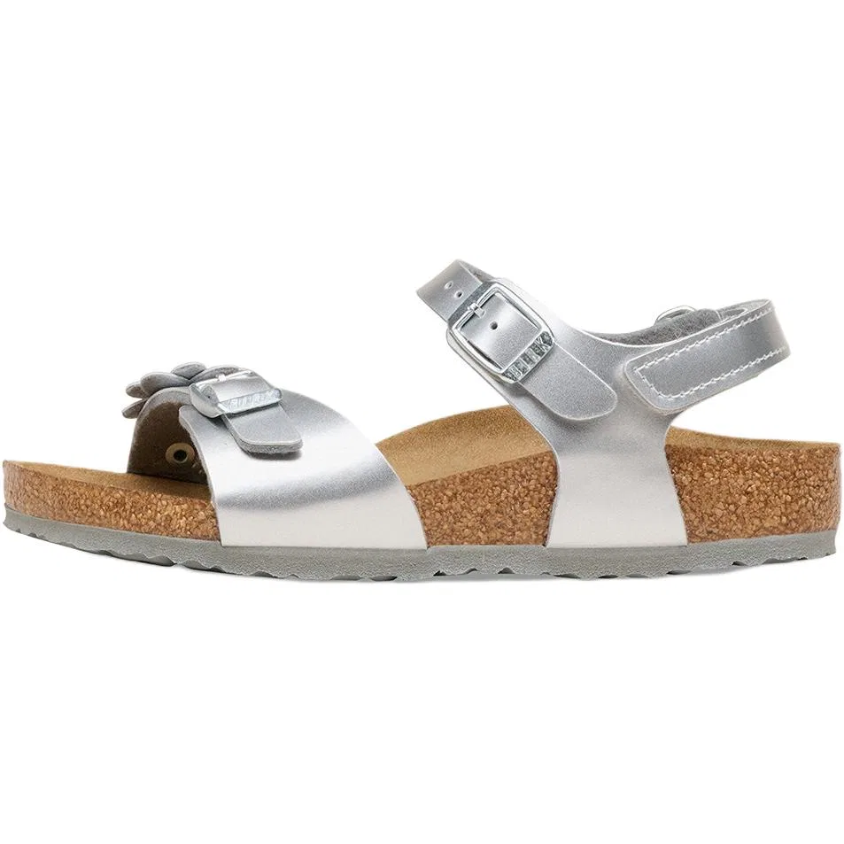 Детские сандалии Birkenstock Rio, Silver Narrow