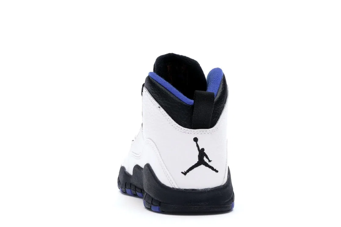 Детские кроссовки Lifestyle Jordan 10 Retro, White/Black-Royal-Metallic Silver — фото 4