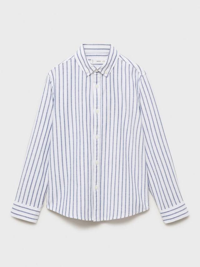 

Детская полосатая рубашка Oxford Mango, Medium Blue
