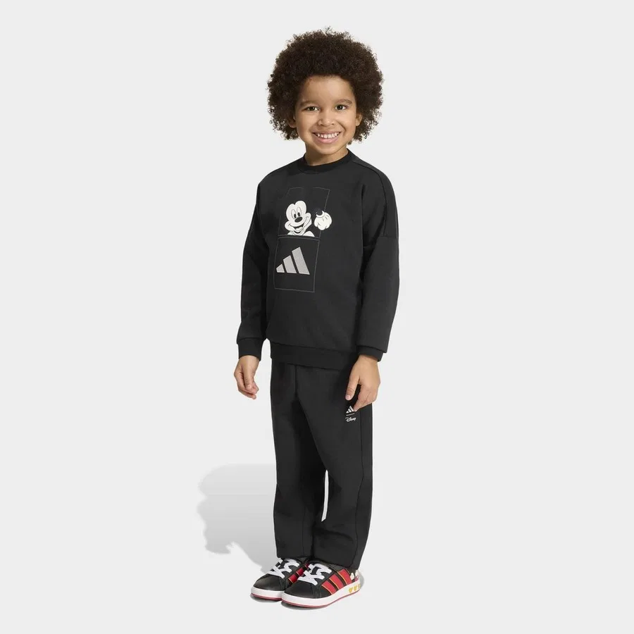 Спортивный костюм с принтом Disney Mickey Mouse adidas, Черный — фото 3
