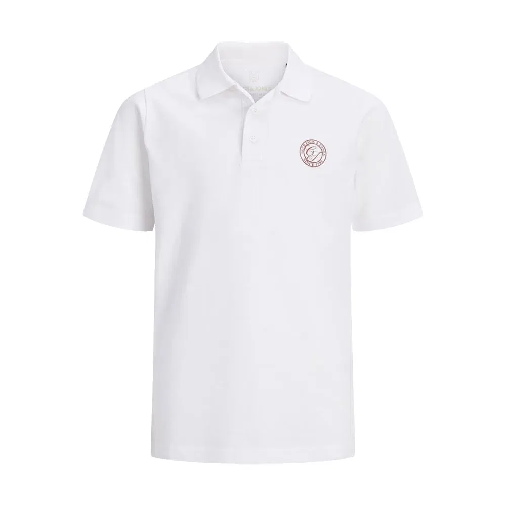 Поло с коротким рукавом Alliance Jack & Jones, белый