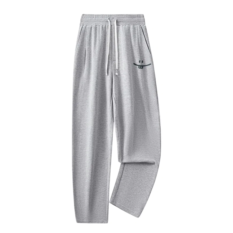 Детские штаны зауженные MINISO, Black (B Simple Smile Drawing Pants Logo) — фото 3