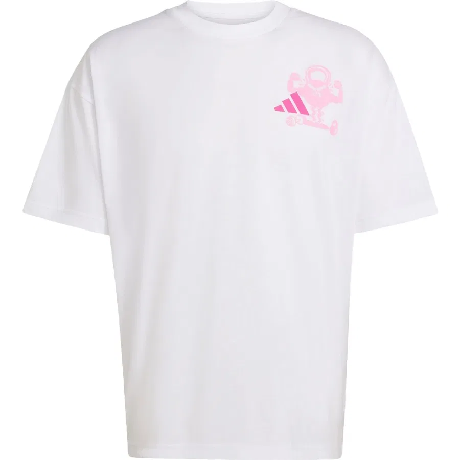 Футболка с графическим принтом Performance ClimaCool Fun Training adidas, Белый — фото 3