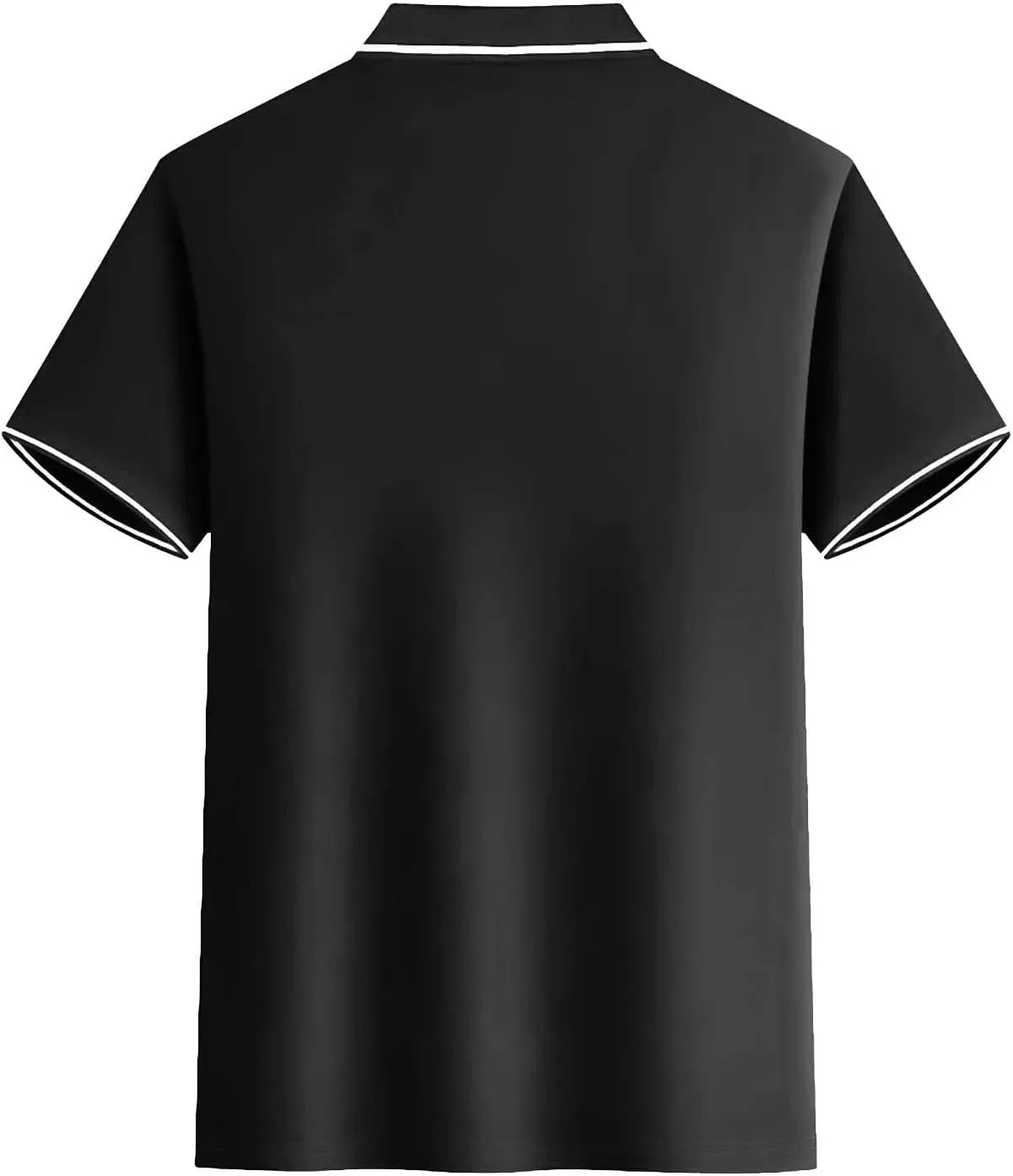 Мужская футболка с коротким рукавом хенли Golf, Black — фото 3