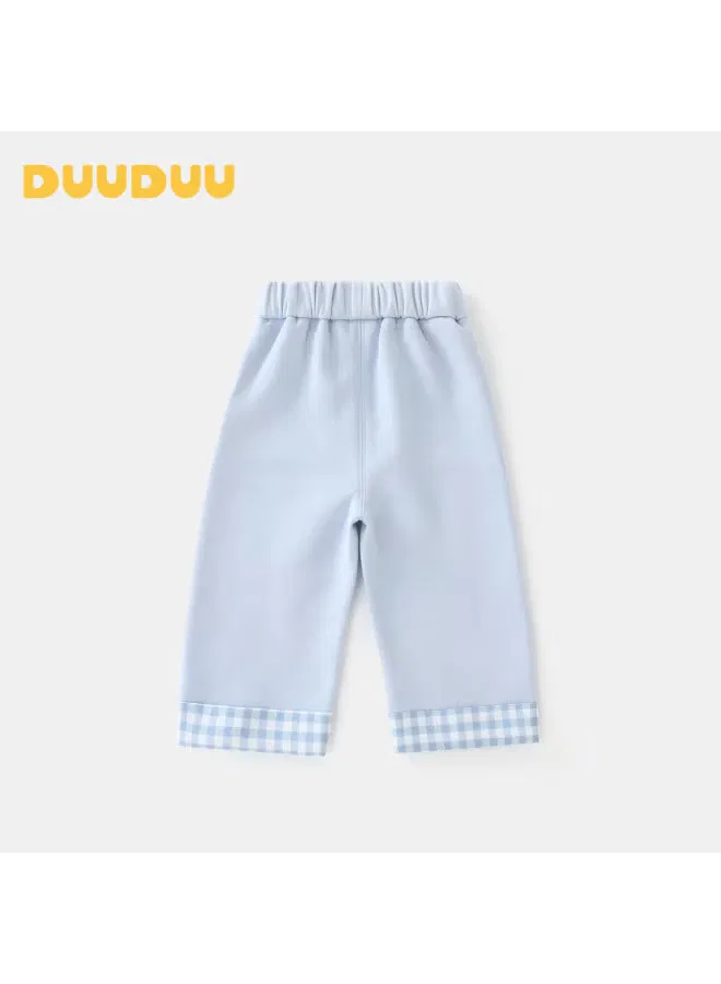 Штаны детские свободные широкие Duuduu, голубой — фото 2