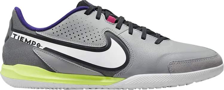 

Кроссовки Nike Tiempo Legend 9 Academy IC 'Light Smoke Grey Volt', серый