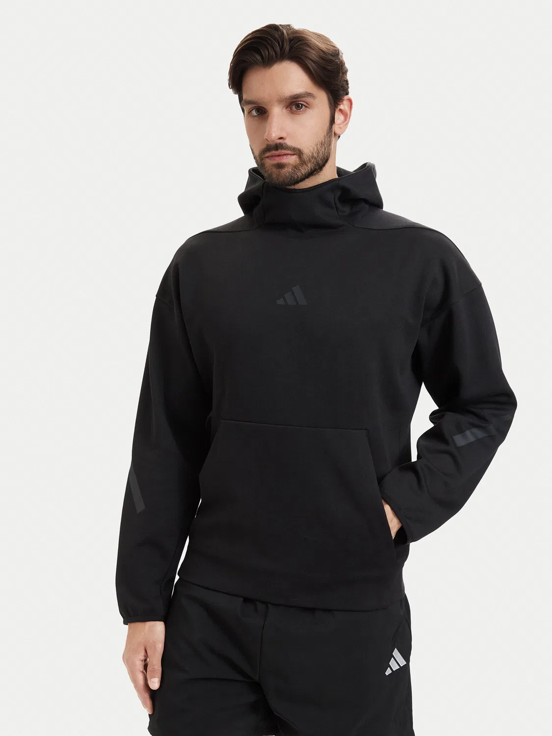 Мужская толстовка стандартного кроя Z.N.E Adidas, черный