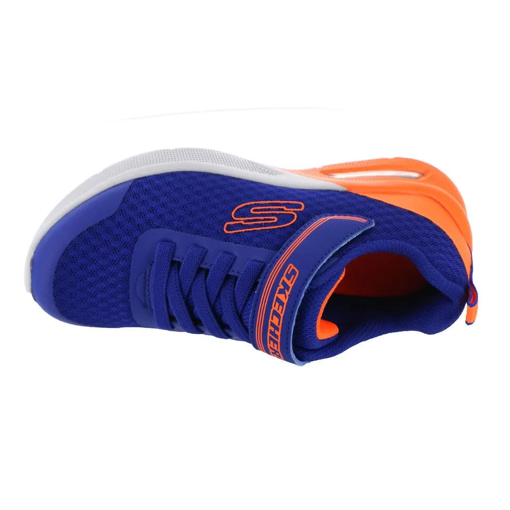 Детские кроссовки для мальчиков с принтом Microspec Max Gorvix Skechers, Royal Orange — фото 3