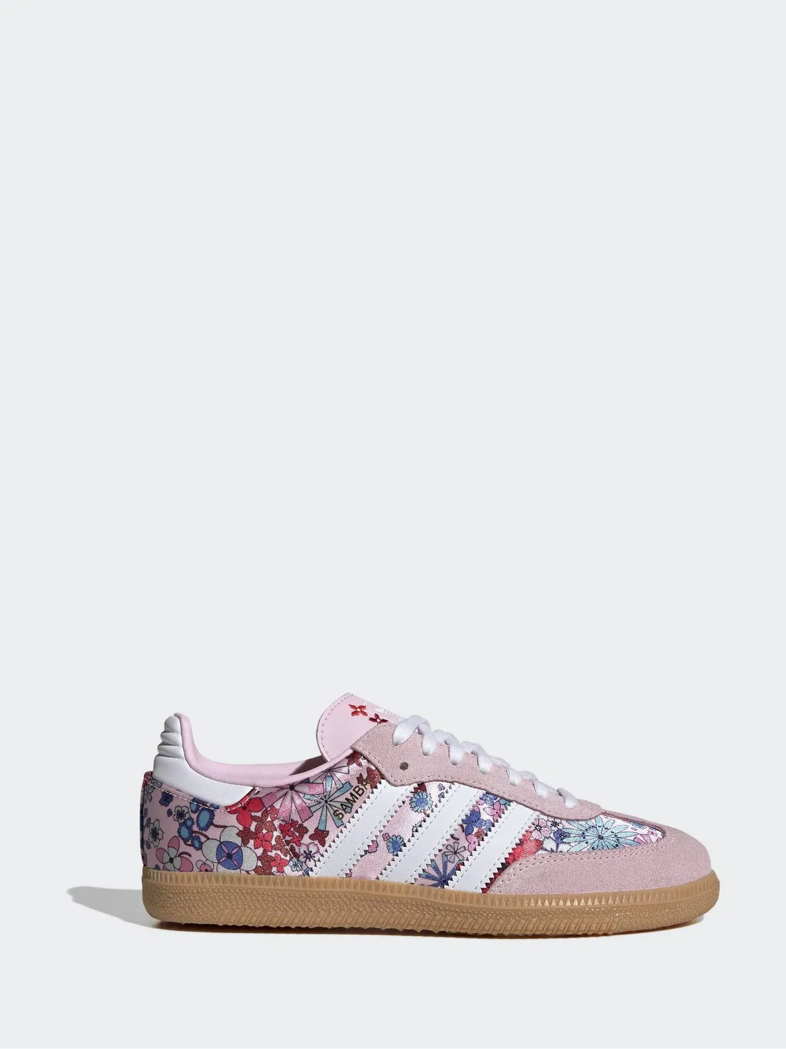 Кроссовки Samba OG x Liberty London, adidas Originals, сиреневый/розовый