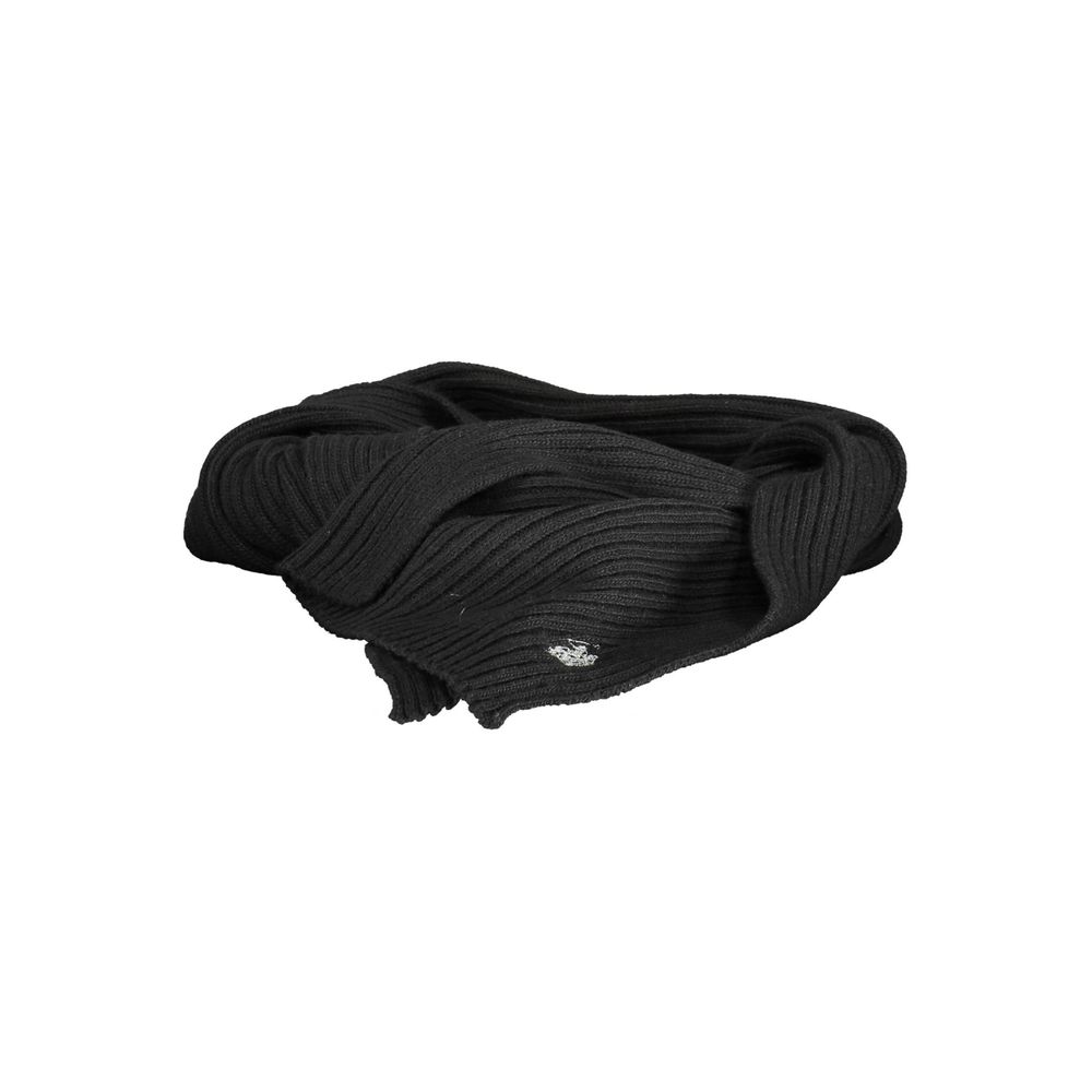 

Черный шерстяной шарф U.S. Polo Assn.