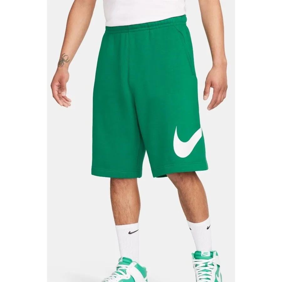Шорты спортивные с принтом Nike Sportswear Club, Зеленый