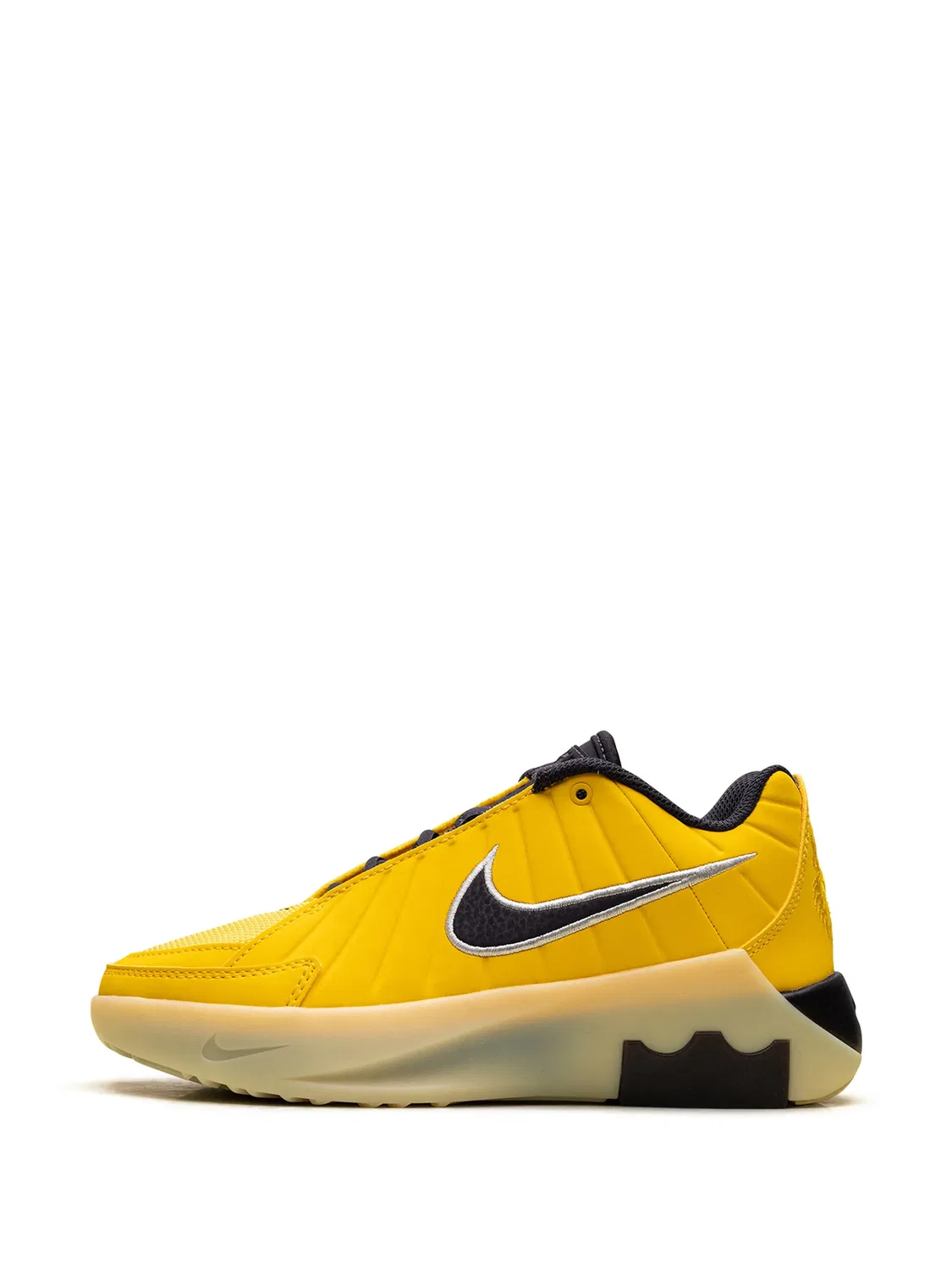 Кроссовки LeBron Witness 9 на шнуровке Nike Kids, желтый — фото 4