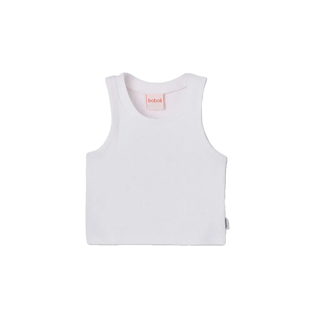Футболка без рукавов Boboli 493040, белый