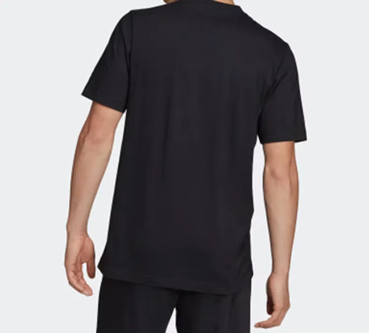 Футболка минималистичная с коротким рукавом E PLN Tee Adidas, черный — фото 3