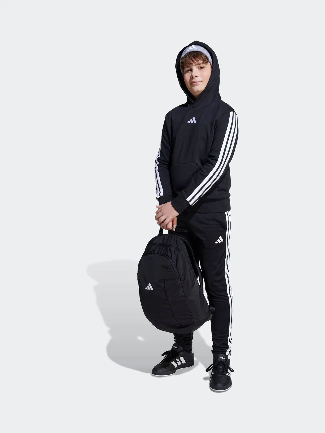 Худи для мальчиков Essentials adidas, черный
