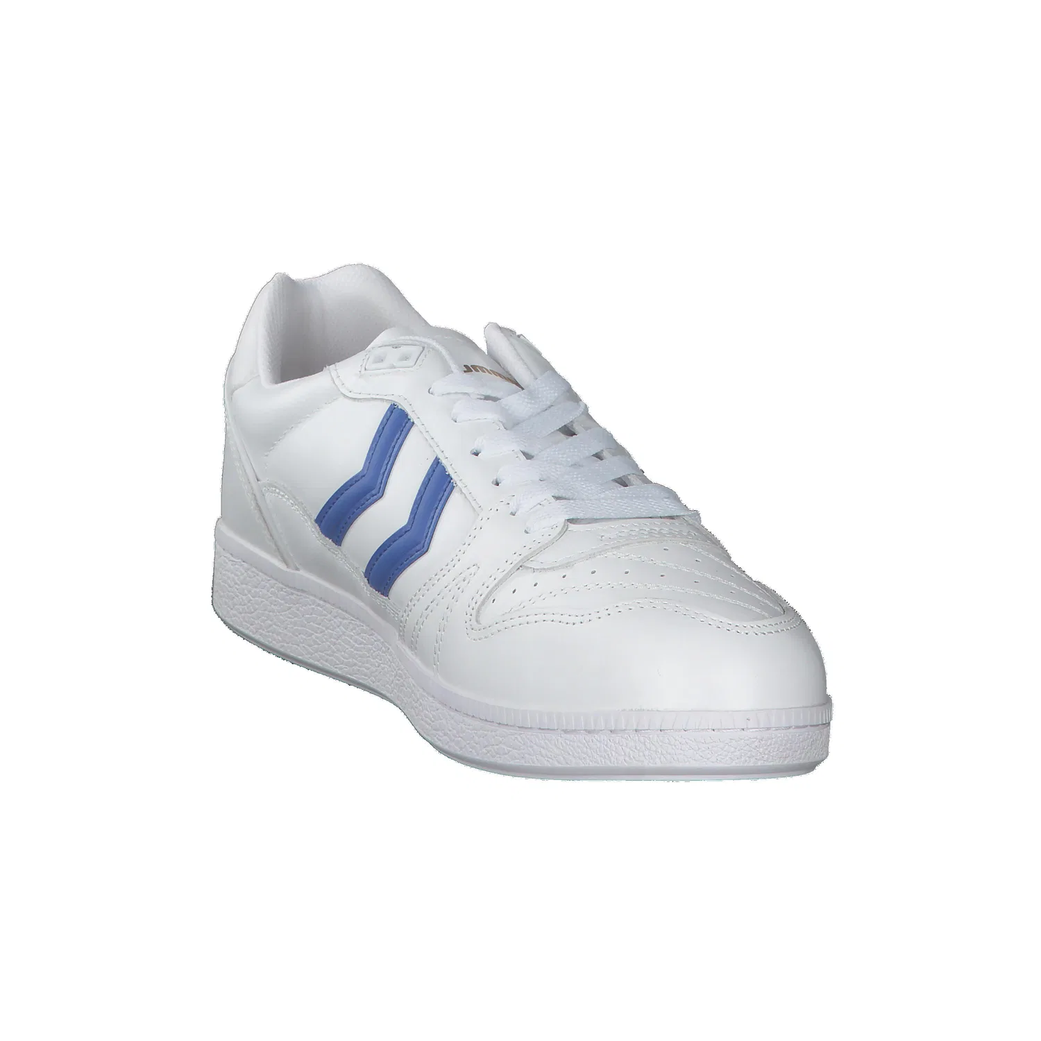 Детские кроссовки с кожаным верхом HB Team Hummel, Weiss / Konigsblau — фото 2