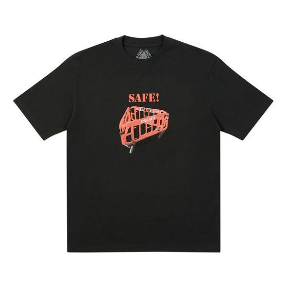 

Футболка PALACE Creative Pattern Printing Alphabet Short Sleeve Unisex Black, черный