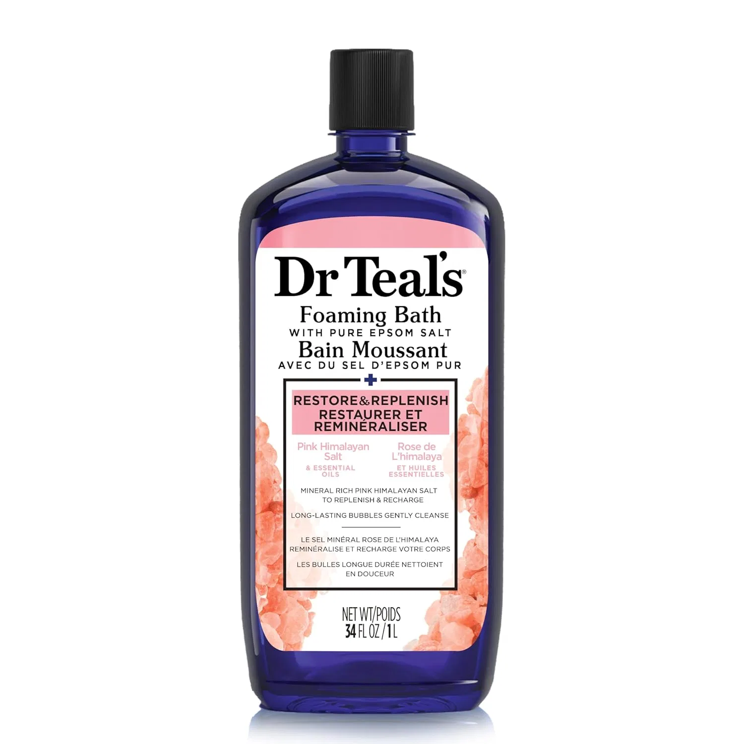 Пенная ванна Dr Teal's Pink Himalayan, 34 oz