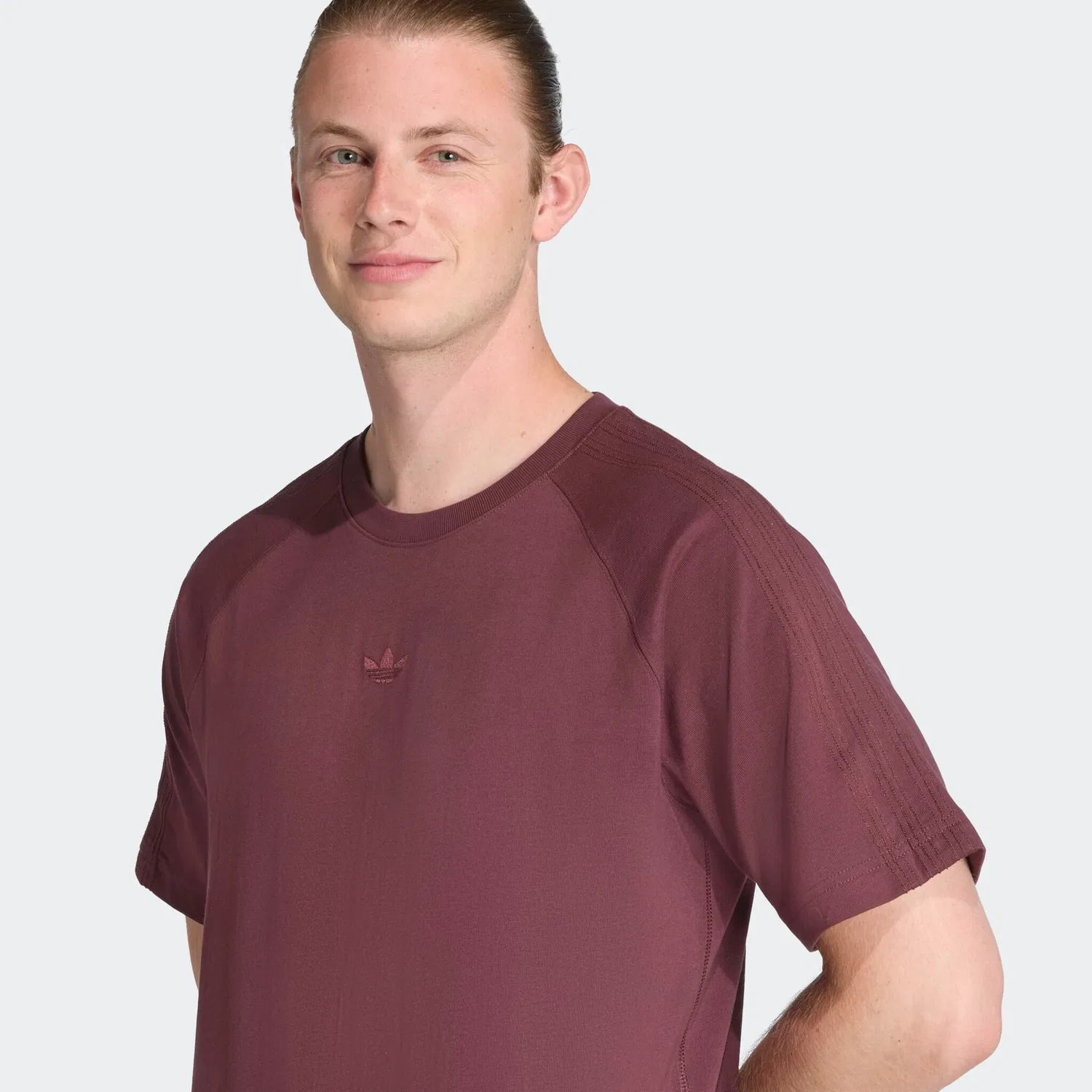 Мужская футболка Premium Essentials Adidas Originals, Aurora Ruby — фото 4